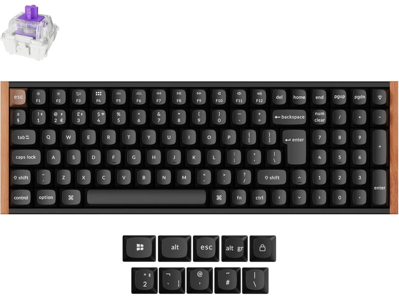 Keychron K4 HE Trådløst Gamingtastatur (sort) Gamingtangentbord