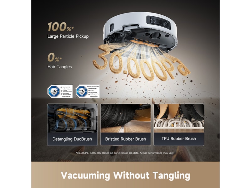 Dreame Aqua10 Ultra Roller Robotdammsugare (vit) Robotdammsugare