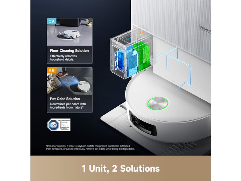 Dreame Aqua10 Ultra Roller Robotdammsugare (vit) Robotdammsugare