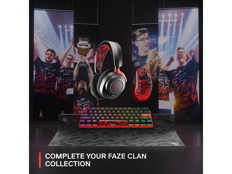SteelSeries Qck XXL Faze Clan Gaming Musemåtte Gamingmusmatta