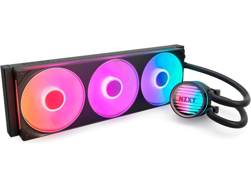 NZXT Kraken Core RGB 360mm AIO Køler (sort) CPU - Vattenkylning
