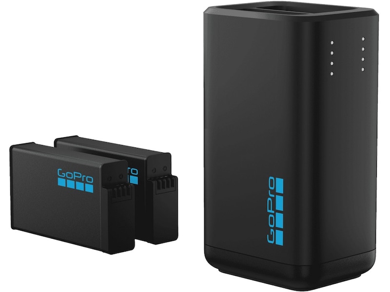GoPro MAX2 Dobbelt Batterioplader Laddare till kamerabatterier