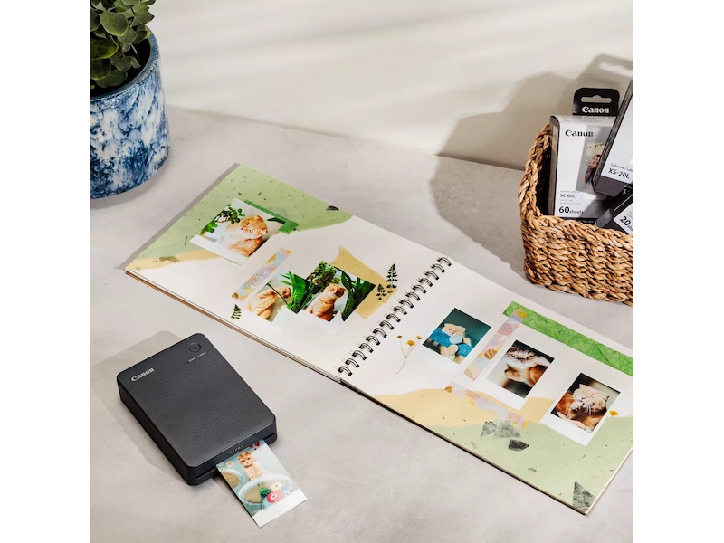 Canon SELPHY QX20 trådløs fotoprinter (grå) Skrivare