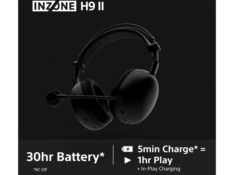 Sony INZONE H9 II Trådløst Støjreducerende Headset (sort) Gamingheadset