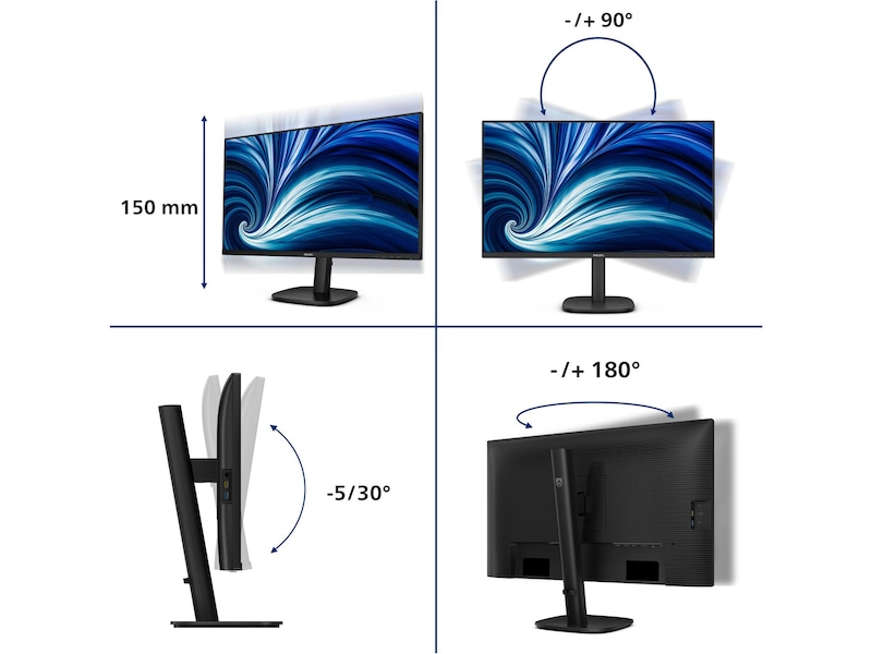 Philips 27" skærm 27B2U3601/00 Bildskärmar