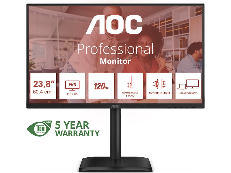 AOC 24" skærm 24E4CV Bildskärmar