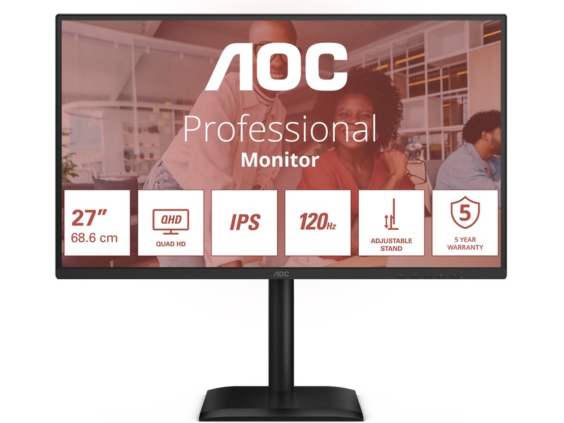 AOC 27" skærm Q27E4U Bildskärmar