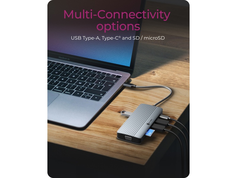 ICY BOX 10 i 1 USB-C Dockningsstation Dockningsstation och USB-hub