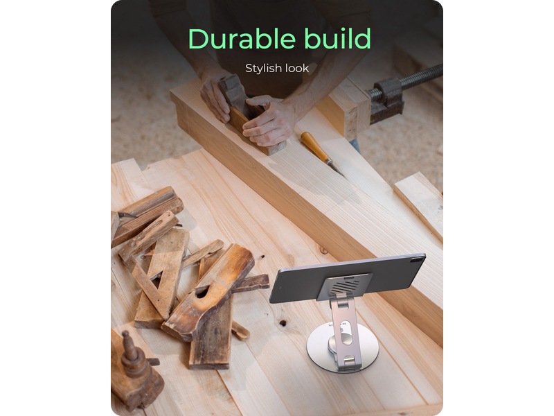 Icy Box Roterbart och Justerbart Surfplattestativ Ställ och hållare