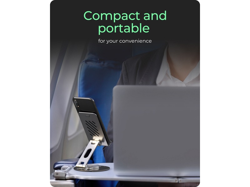 Icy Box Roterbart och Justerbart Surfplattestativ Ställ och hållare