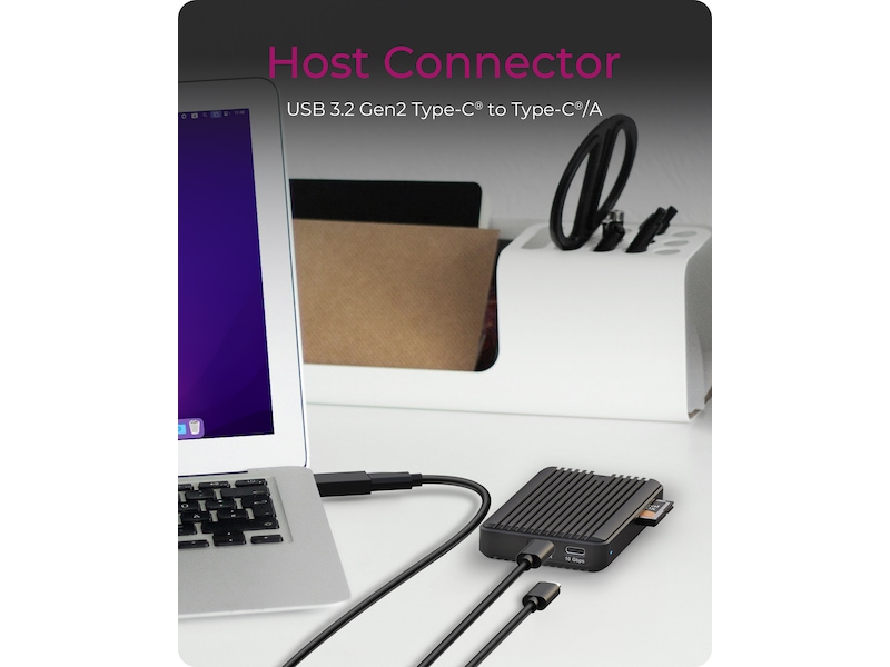 ICY BOX M.2 SSD Enclosure Externa Chassi