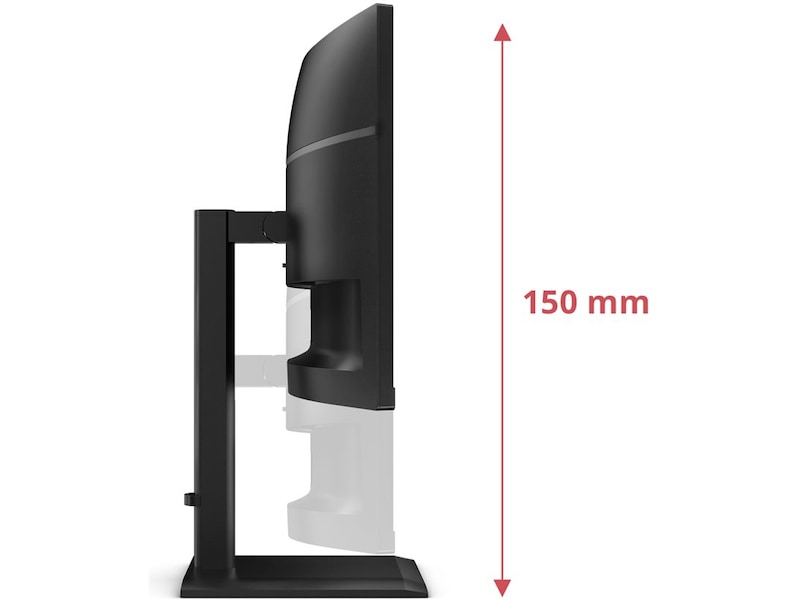AOC 34" curved skærm CU34E4CV Bildskärmar
