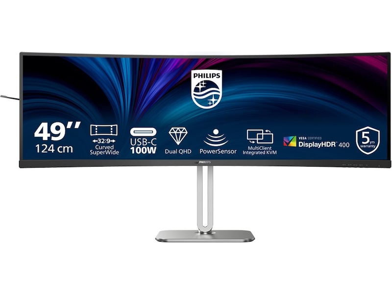 Philips 49" buet skærm 49B2U5900C/00 Bildskärmar
