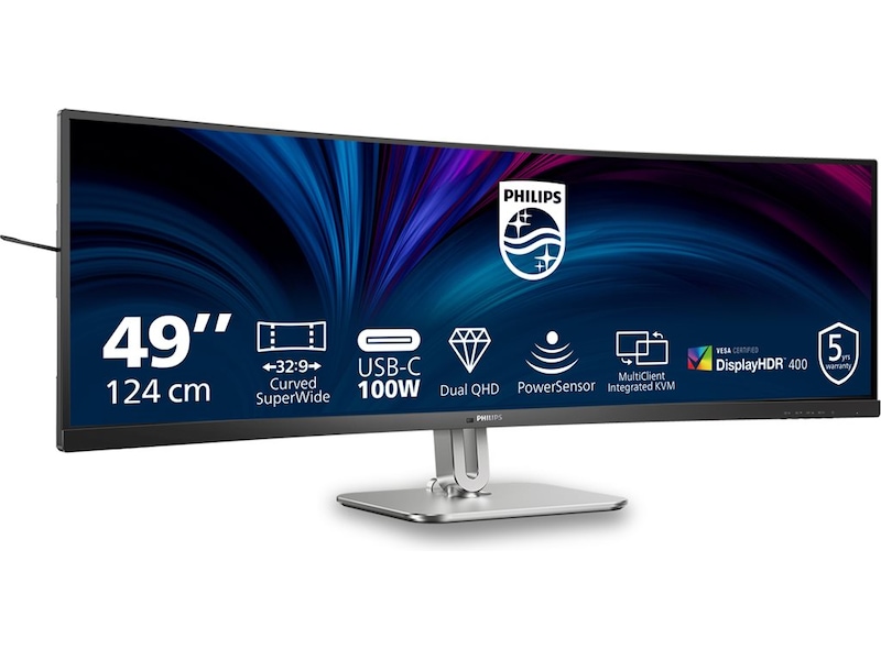 Philips 49" buet skærm 49B2U5900C/00 Bildskärmar