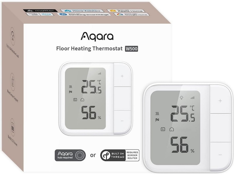 Aqara Gulvvarme Termostat W500 Tillbehör till värme