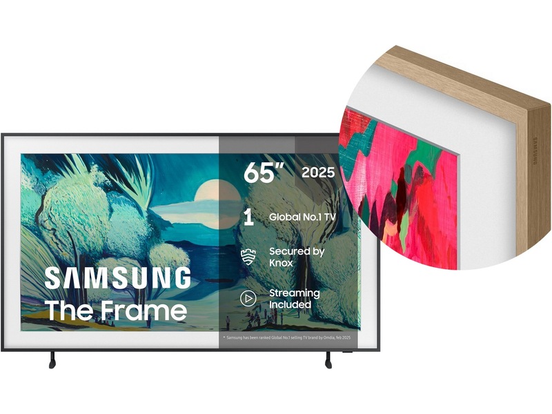 Samsung 65" The Frame LS03FA QLED 4K Smart TV (2025) 60 - 69 tums TV