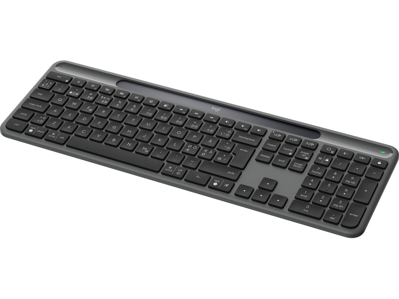 Logitech Signature Slim Solar+ Trådlöst tangentbord K980 (grafitgrå) Tangentbord