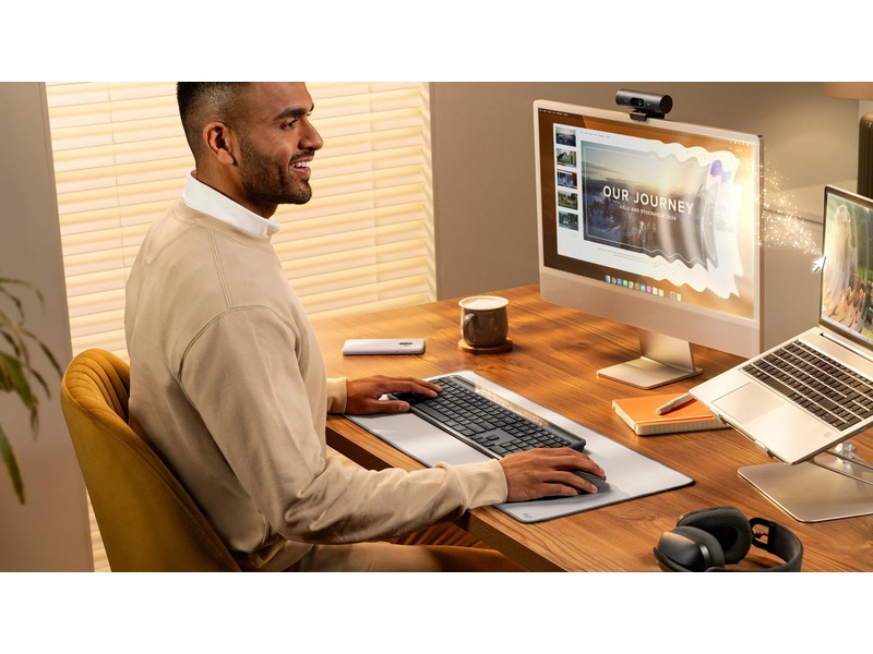 Logitech Signature Slim Solar+ Trådlöst tangentbord K980 (grafitgrå) Tangentbord