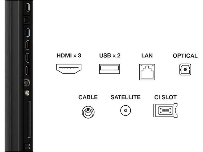 TCL 50" C69KS 4K QD-Mini LED Google TV + Soundbar 70 - 79 tums TV