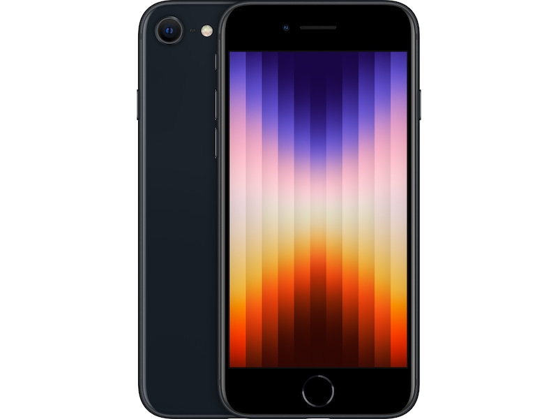 Apple iPhone SE (2022) 64GB (svart) - Gradering B Nästan nytt! - Renewed