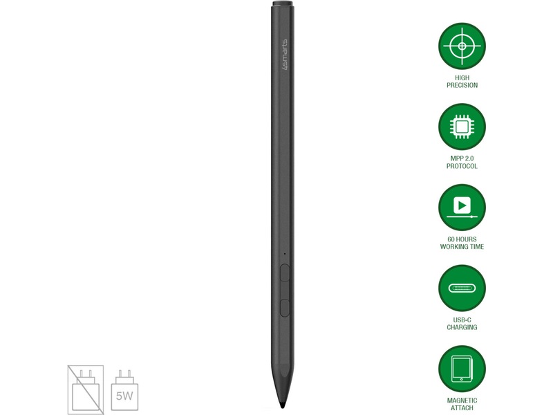 4smarts Microsoft Surface MPP Active Stylus (sort) Tangentbord och pennor