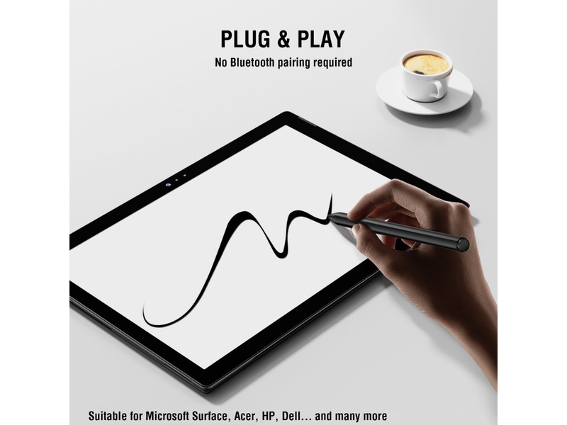 4smarts Microsoft Surface MPP Active Stylus (sort) Tangentbord och pennor