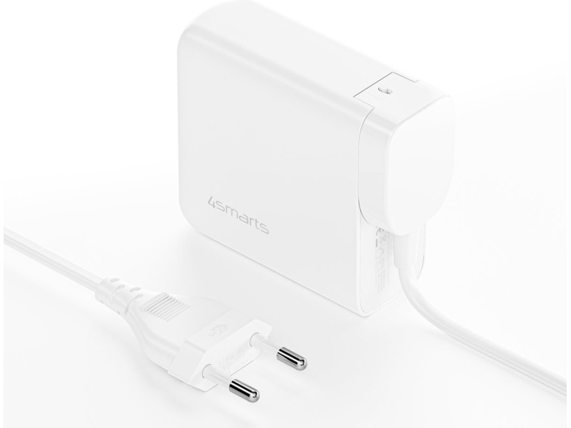 4smarts 100W GaN Flex Pro Travel Edition Oplader (hvid) Batteri och laddare