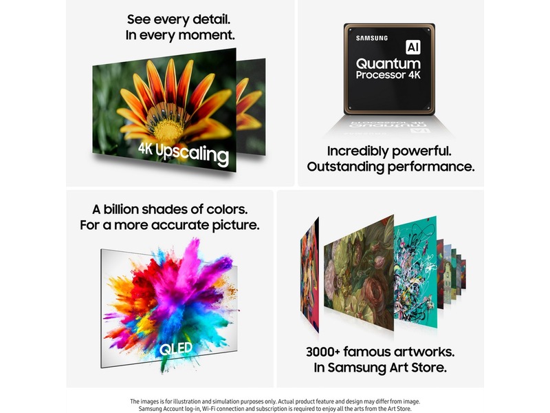 Samsung 75" Q7F2 QLED 4K Smart TV (2025) 70 - 79 tums TV