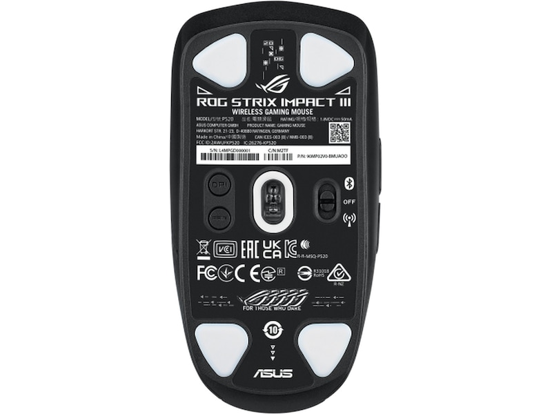 Asus ROG Impact III Trådlös Gamingmus (sort) Gamingmus