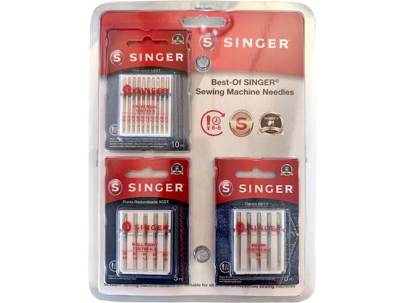 Singer Symaskinsnålar Paket Tillbehör till symaskin