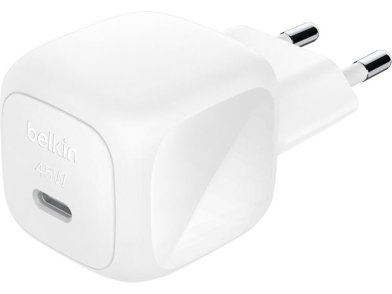 Belkin BoostCharge 45W USB-C Väggladdare (vit) Mobilladdare