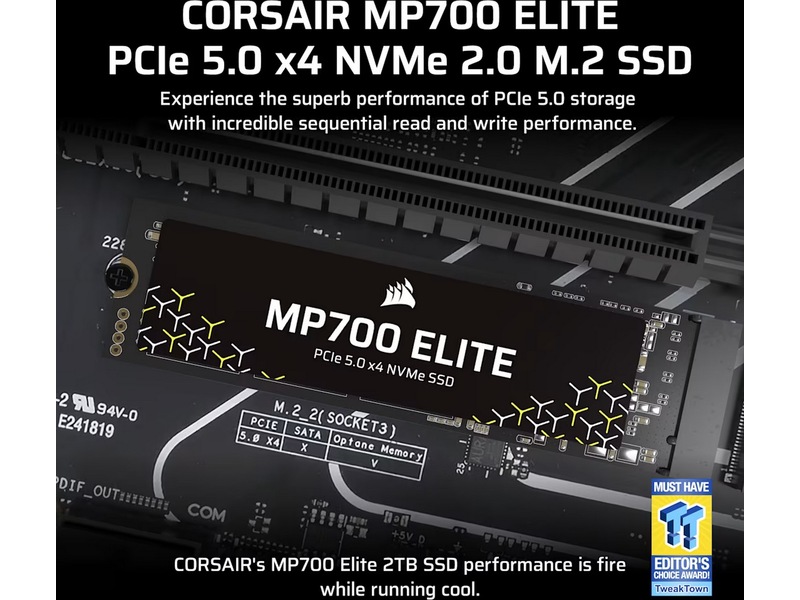 Corsair MP700 ELITE 4TB SSD M.2