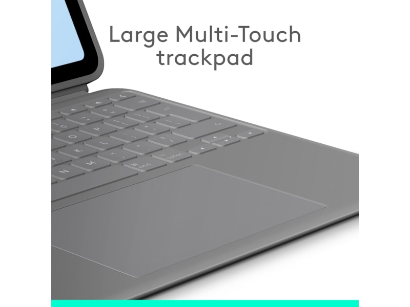 Logitech iPad Air 13" Combo Touch tangentbordsfodral (oxfordgrå) -B-Grade Demo övrigt i datorer