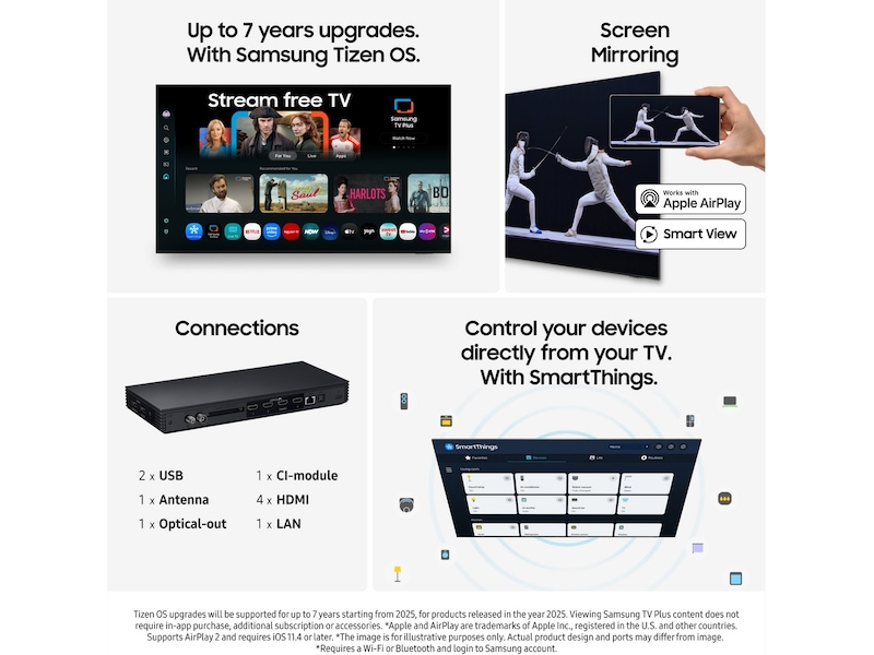 Samsung The Frame Pro 85" LS03FW + ram Beige Wood 60 - 69 tums TV