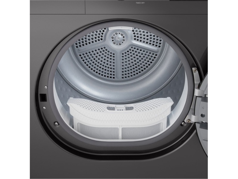 LG F4A1009NDK tvättmaskin (mörk silver) + torktumlare Tvättmaskin