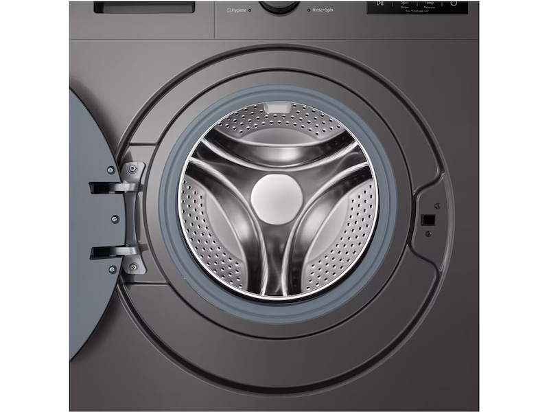 LG F4A1009NDK tvättmaskin (mörk silver) + torktumlare Tvättmaskin