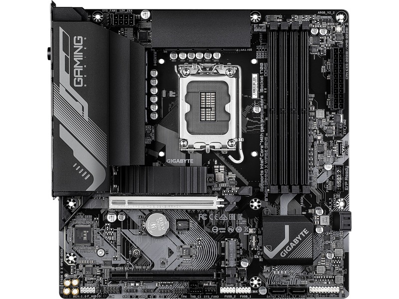 Gigabyte B760M GAMING X WF6E GEN5 moderkort Intel Socket