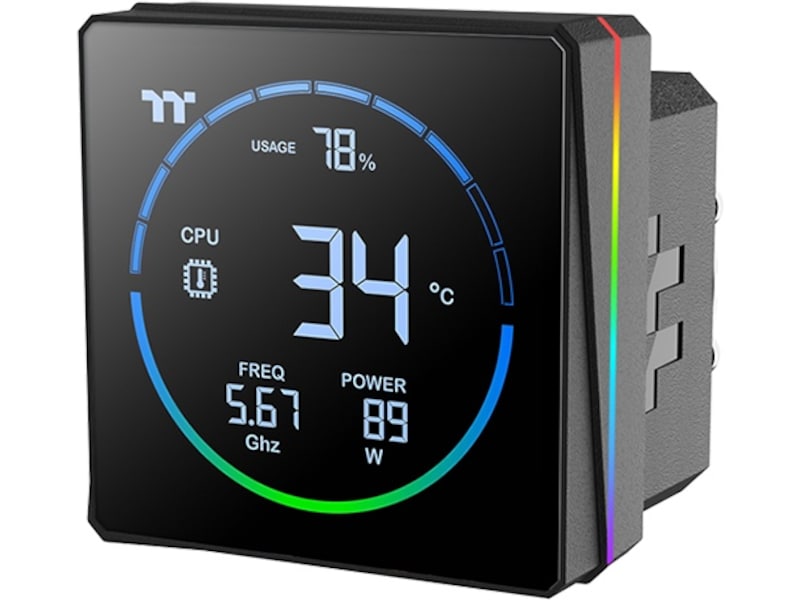Thermaltake TH240-S V3 ARGB sync allt-i-ett-kylare (svart) CPU - Vattenkylning