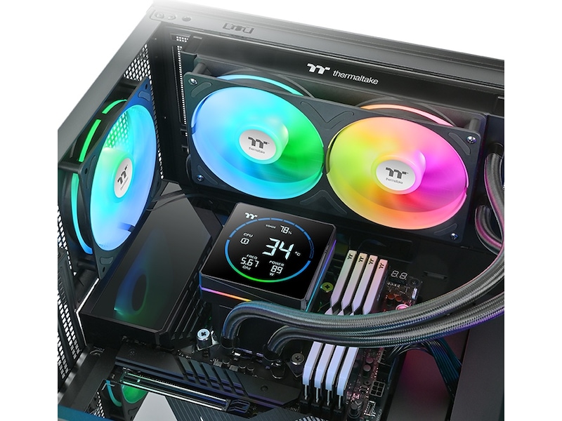 Thermaltake TH240-S V3 ARGB sync allt-i-ett-kylare (svart) CPU - Vattenkylning