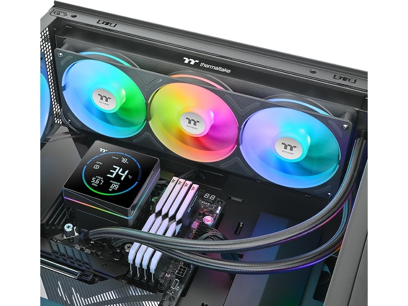 Thermaltake TH360-S V3 ARGB sync all-in-one kylare (svart) CPU - Vattenkylning