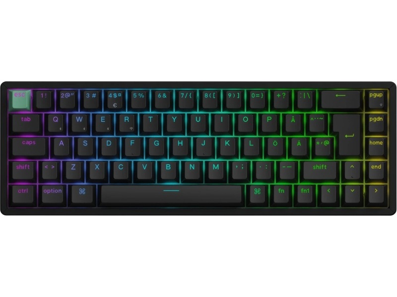 Keychron K6 HE trådlöst gamingtangentbord (svart) Gamingtangentbord