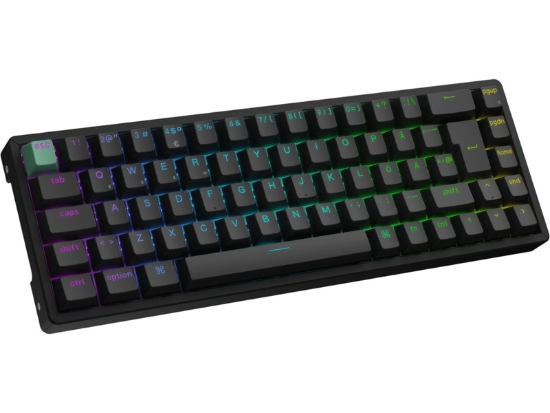 Keychron K6 HE trådlöst gamingtangentbord (svart) Gamingtangentbord