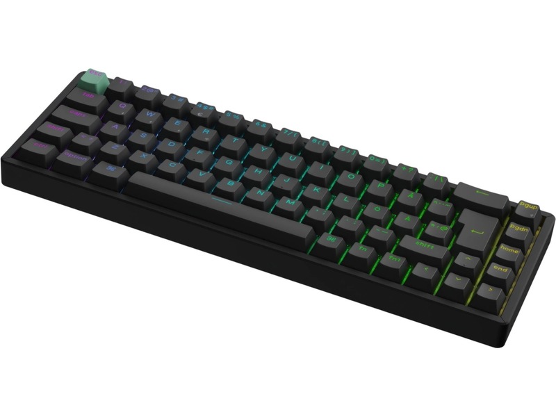 Keychron K6 HE trådlöst gamingtangentbord (svart) Gamingtangentbord