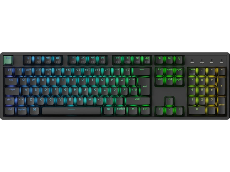 Keychron K10 HE trådlöst gamingtangentbord (svart) Gamingtangentbord