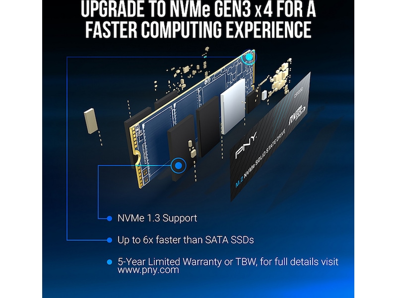 PNY CS1030 M.2 NVMe SSD 250GB SSD M.2