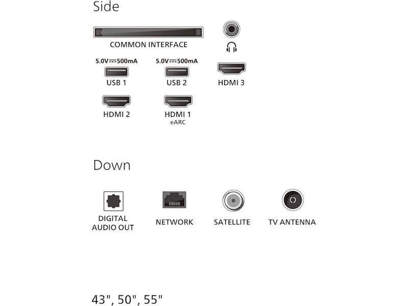 Philips 50" PUS7000/12 4K LED Smart TV (2025) + soundbar 60 - 69 tums TV