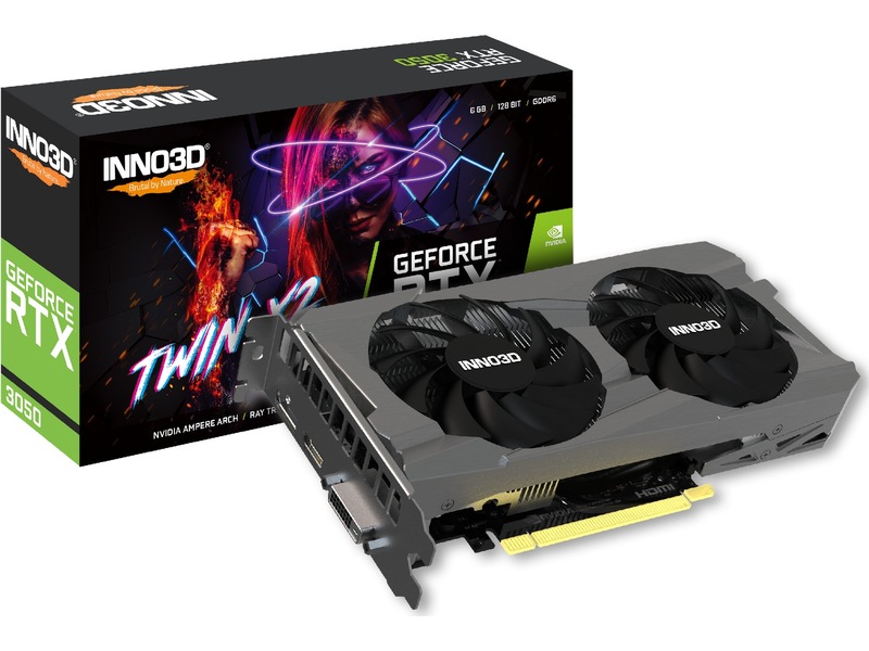 INNO3D GeForce RTX 3050 6GB TWIN X2 V2 Grafikkort