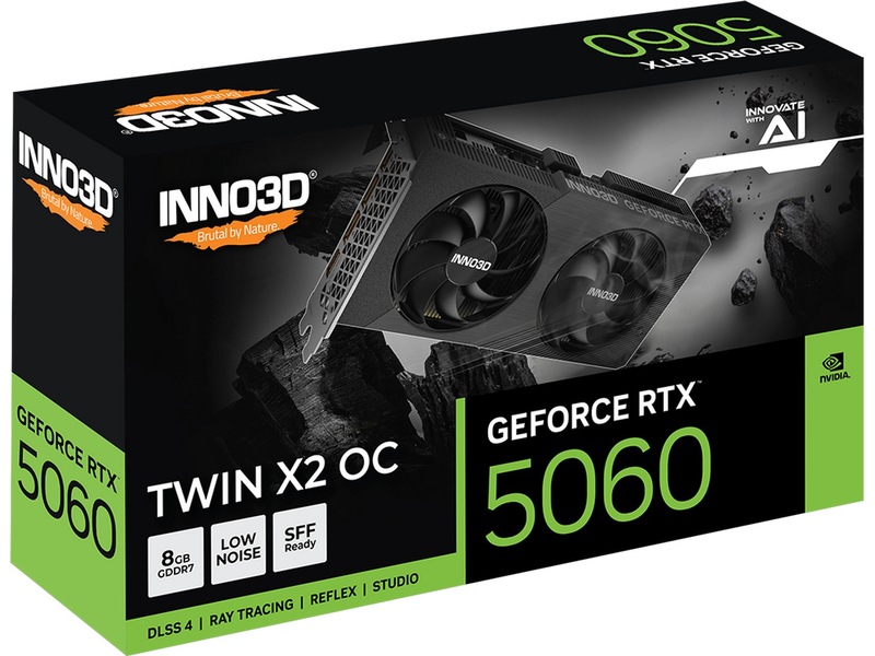INNO3D GeForce RTX 5060 Twin X2 OC V2 Grafikkort