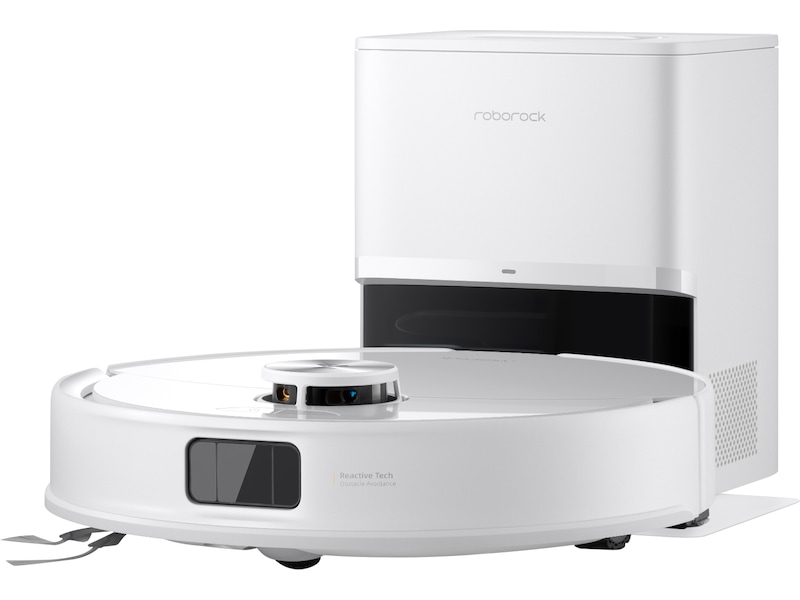 Roborock Q10 VF+ Robotdammsugare (vit) + dammpåsar Robotdammsugare