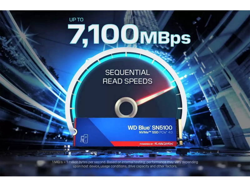 Sandisk WD Blue SN5100 NVMe SSD M.2 2TB SSD M.2